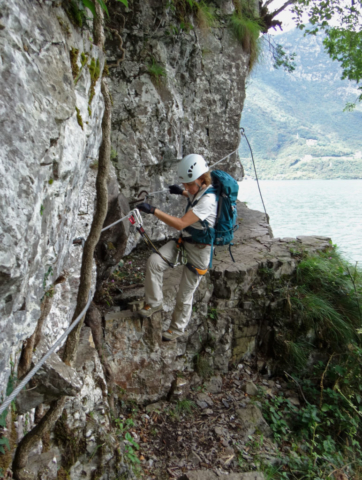 Ferrata Sasse Idrosee