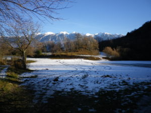 Mount Baldo from Low Path of Garda
