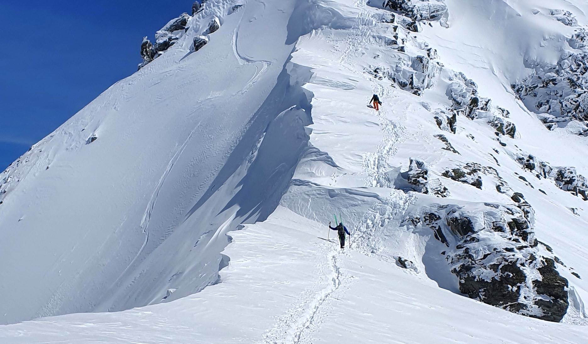 Mont Valaisan 2891 m - Ski freeride La Thuile