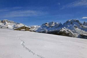 Escursione invernale al Lago Ritort (Gruppo del Brenta)